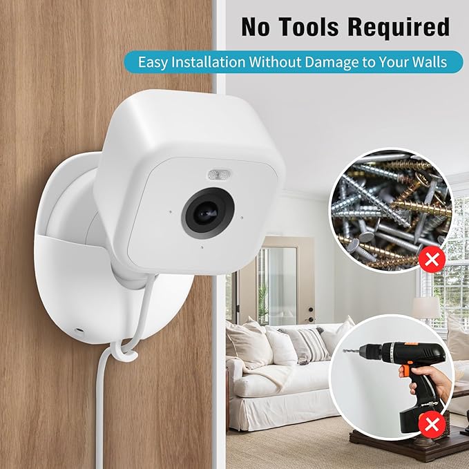3 Pack Blink Camera No Drill No Screws Wall Mount Bracket - Image 5