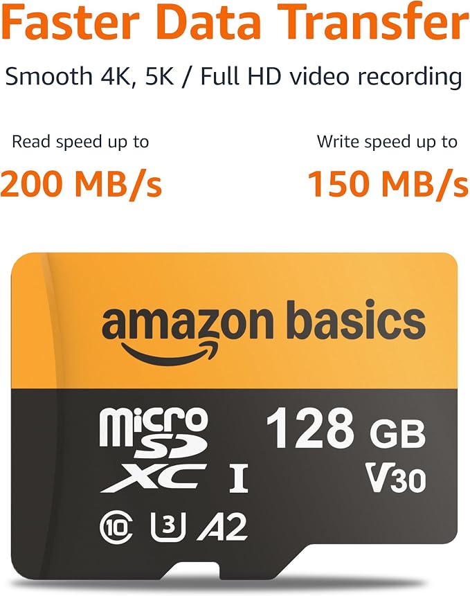 Amazon Basics 128GB microSDXC Memory Card - Image 2