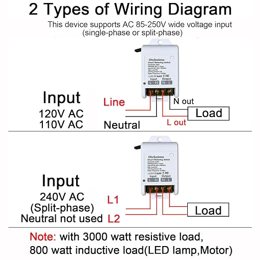 30A Hight Power WiFi Wireless Smart Switch - Image 2