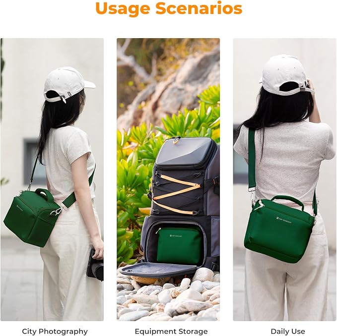 K&F CONCEPT Camera Sling Bag Small Crossbody Camera Case DSLR/SLR/Cute Compact - Image 8