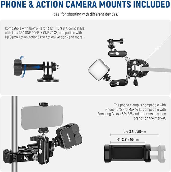 NEEWER Heavy Duty Super Clamp - Image 2