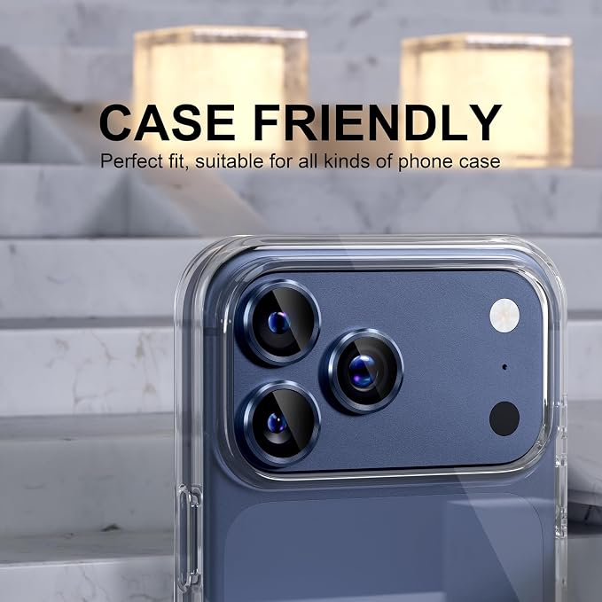 Choiche Compatible for iPhone 17 Pro/iPhone 17 Pro Max Camera Lens Protector - Image 4