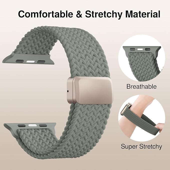 Braided Stretchy Band Compatible - Image 3