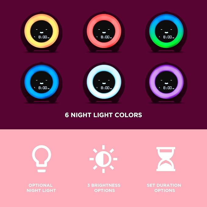 LittleHippo Mella: Kids Alarm Clock, Ready to Rise Children's Sleep Trainer - Image 3