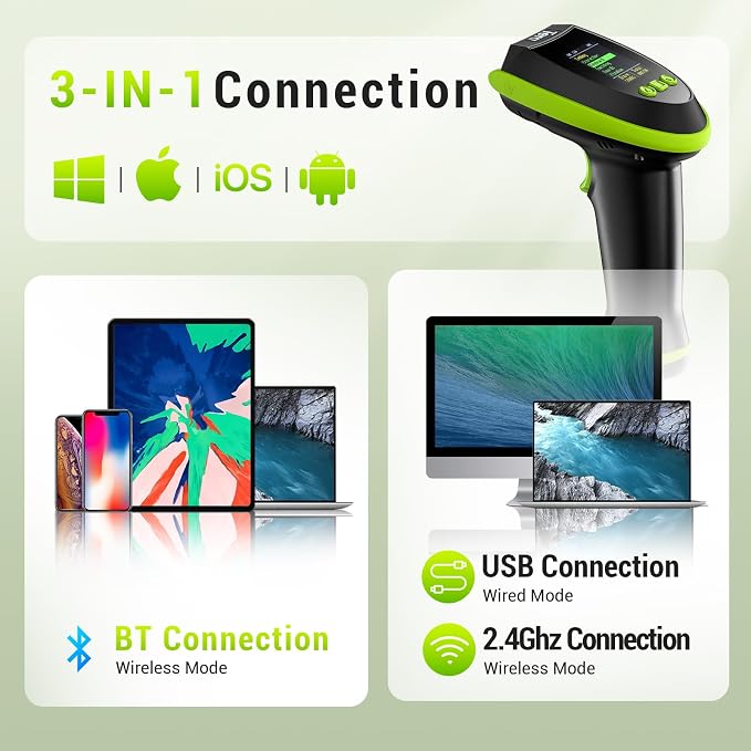 Tera Barcode Scanner Wireless 2D QR - Image 6