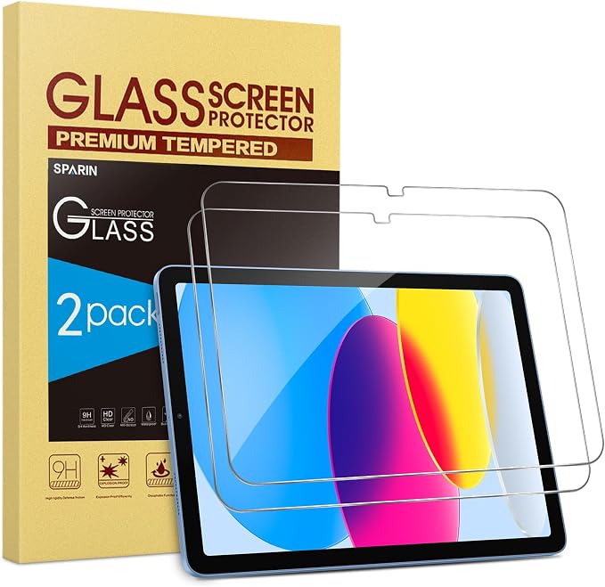 SPARIN Screen Protector for iPad A16 2025 11th /10th Generation 2022, 2 Pack - Image 9