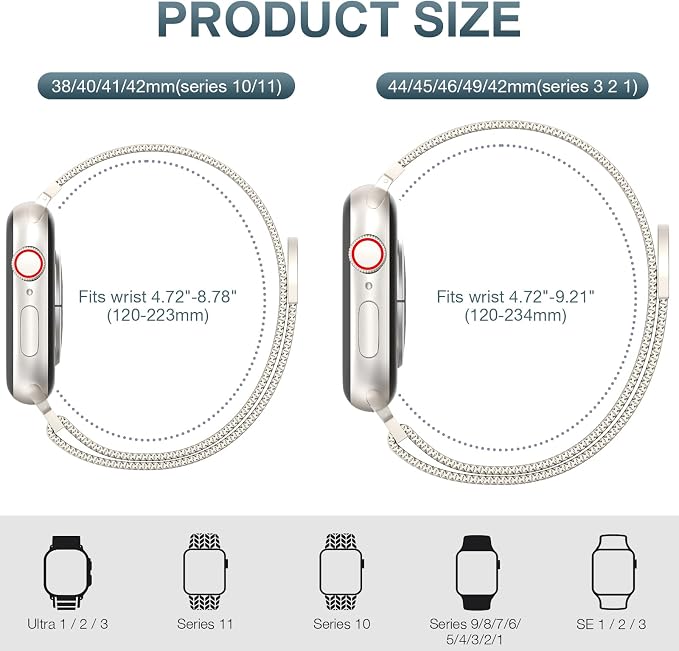 Original Stainless Steel Mesh Loop Compatible - Image 2