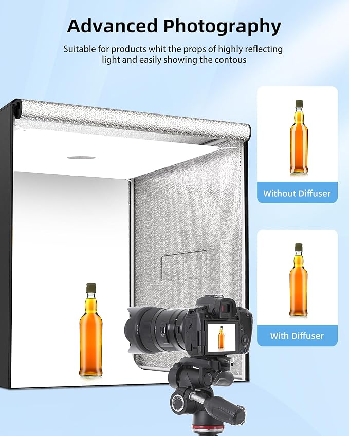 Glendan 32"x32" Light Box Photography, Large Photo Light Box - Image 5