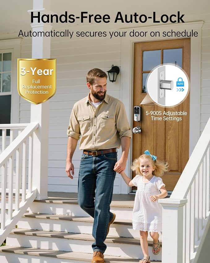 Built-in WiFi Smart Lock with 2 Knobs - Image 8
