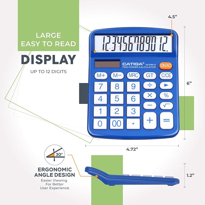 CATIGA Desktop Calculator 12 Digit - Image 3