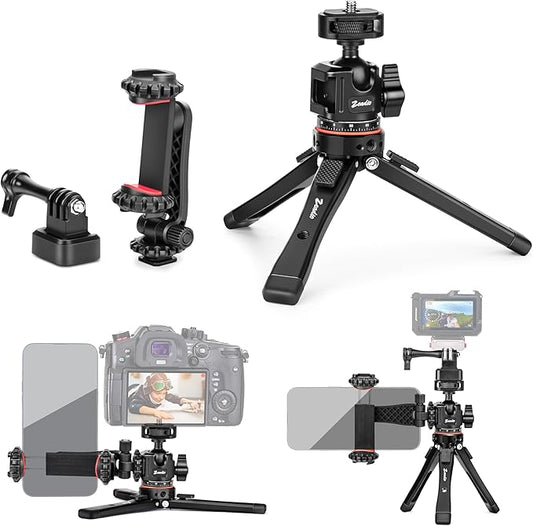 Zeadio Metal Camera Mini Tripod, by Zeadio