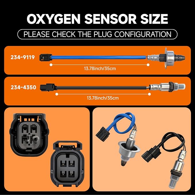 Upstream & Downstream O2 Sensor Set | Direct Replacement - Image 3