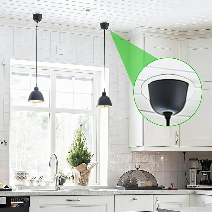 Goof Rings for 6 Inch Recessed Lights, Can Light Trim Ring Cover - Image 5