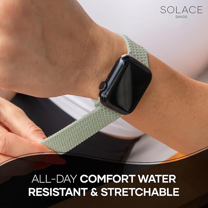 Solace Bands Imperium Adapt Wide Adjustable Nylon Braided Watch Band - Image 3
