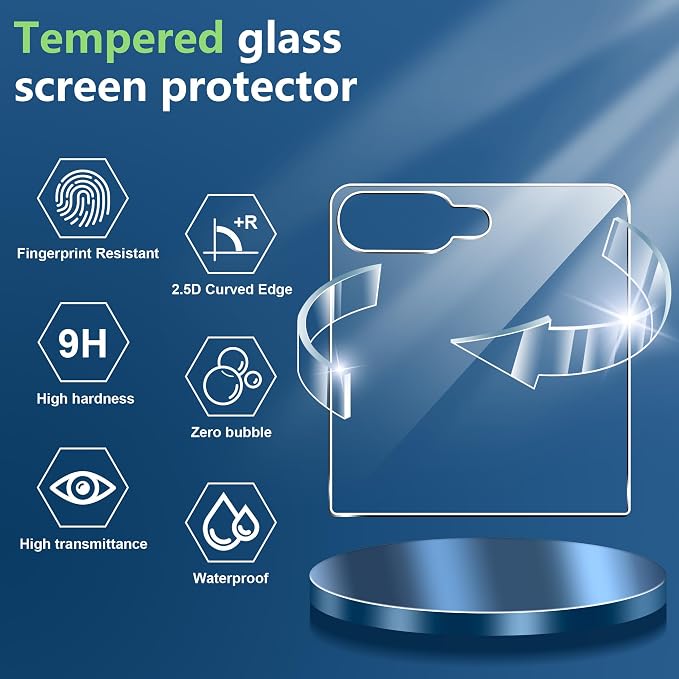 for Samsung Galaxy Z Flip 7 Screen Protector Ultra HD Tempered Glass flim - Image 2
