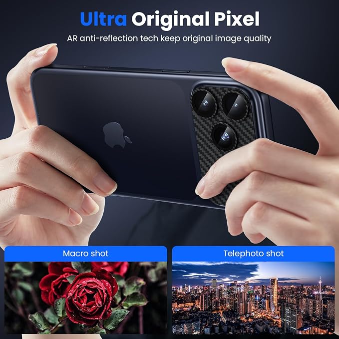 WSKEN for iPhone 17 Pro Max Camera Lens Protector, Metal Aluminum Alloy - Image 2