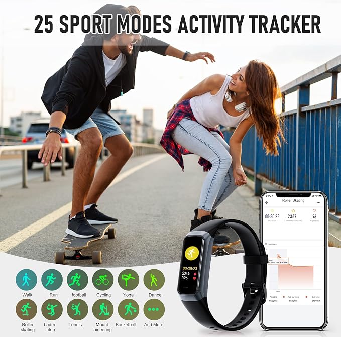 Fitness Tracker with 24/7 Heart Rate, Health Tracker with Step Counter Calories - Image 5