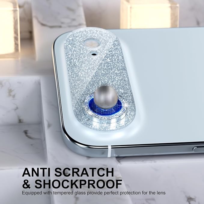 Choiche Compatible for iPhone 17 Air Camera Lens Protector, Bling Camera Cover - Image 3