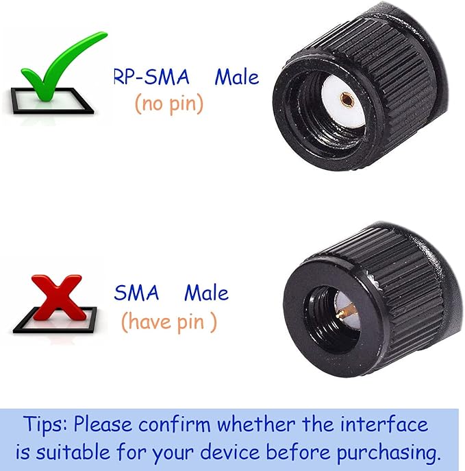 Bingfu Dual Band WiFi 2.4GHz 5GHz 5.8GHz 3dBi MIMO RP-SMA Male Bluetooth Antenna - Image 3