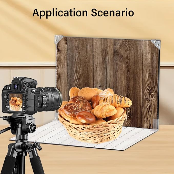 Photo Backdrop 10Pcs 20Patterns Small Product Photography Backdrops Kit Food - Image 5