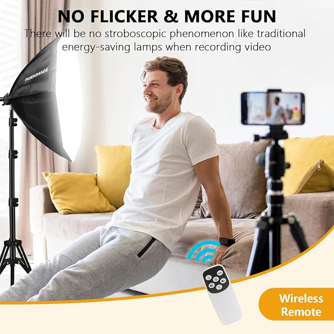 Softbox Lighting Kit, Softbox Photography Lighting Set - Image 5