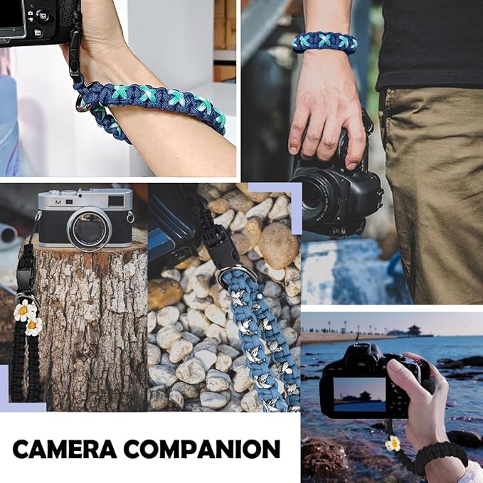 VICHUNHO Camera Wrist Strap, Secure & Adjustable DSLR Camera Hand Strap - Image 4