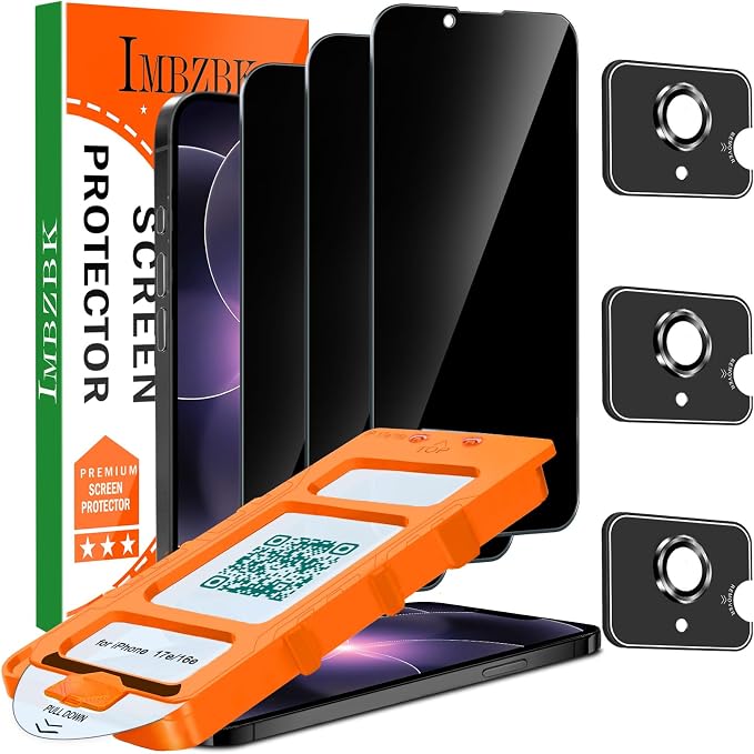 IMBZBK 3 Pack Privacy Screen Protector by IMBZBK