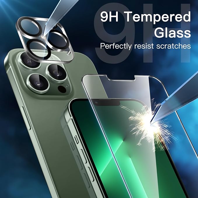 JETech Screen Protector for iPhone 13 Pro Max 6.7-Inch - Image 5