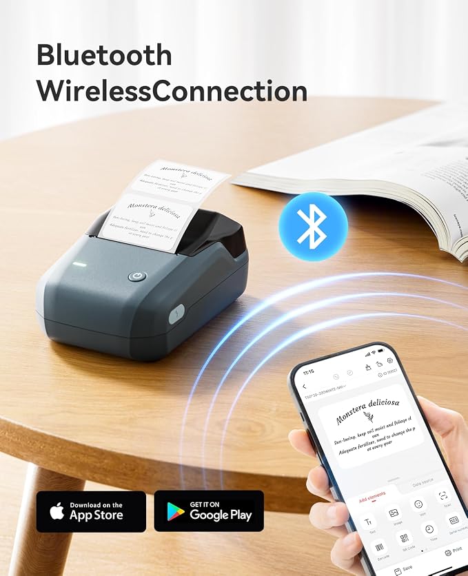 NIIMBOT B1 Label Maker Machine, Thermal Label Printer Easy to Use - Image 4