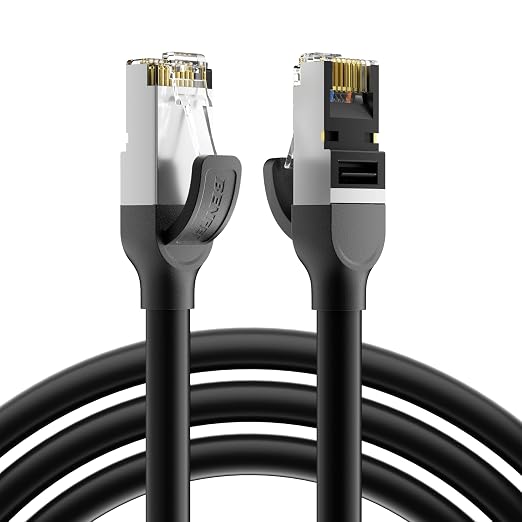 BENFEI Cat 7 Ethernet Cable 100FT, 10Gbps 600MHz High Speed RJ45 Network Cable by BENFEI