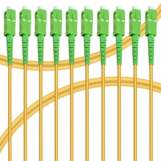 10Pack - 30m SC/APC to SC/APC Fiber Optic Internet Cable, Single Mode Patch by Bangun