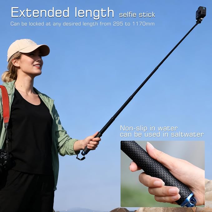 GEPULY 46''Alumium Waterproof Selfie Stick - Image 8