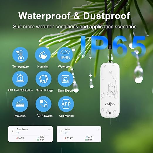eMylo WiFi Thermometer Hygrometer 3 Pack - Image 2
