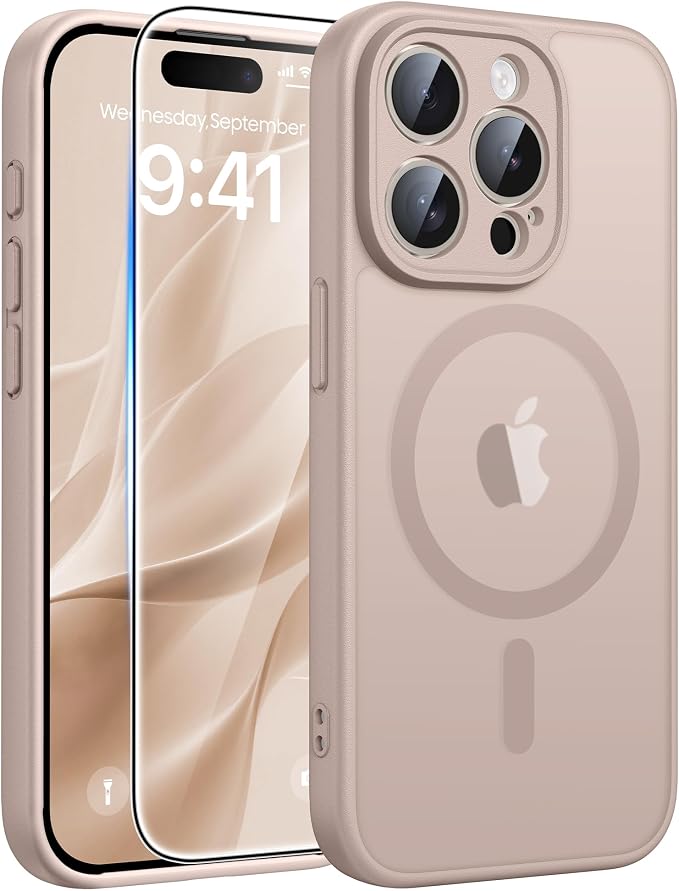 FNTCASE for iPhone 15 Pro Case: Translucent Matte Cases by FNTCASE