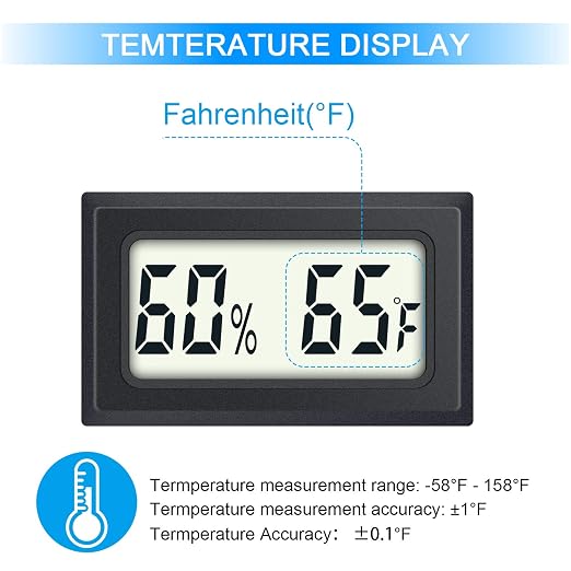 Mini Digital Thermometer 2-Pack Hygrometer Indoor Humidity Monitor Temperature - Image 5