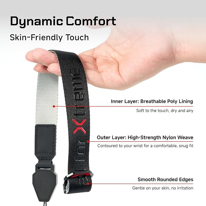 VSGO Black Snipe Urban Photography Wrist Strap – Patented Quick-Release - Image 3