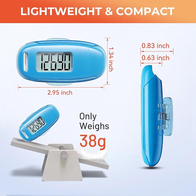 3D Pedometer for Walking, Simple Walking Step Counter - Image 6