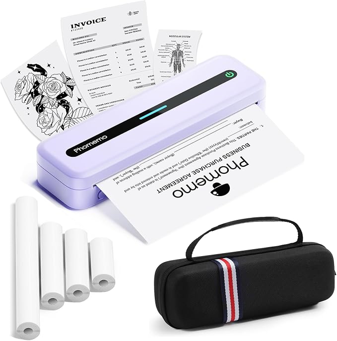 Phomemo Portable Thermal Printer, M832 Inkless Mobile Printer by Phomemo