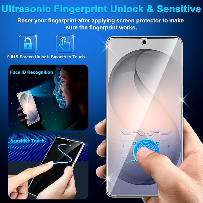 firtstnow 3 Pack for Samsung Galaxy S26 Ultra Screen Protector Tempered Glass + - Image 7