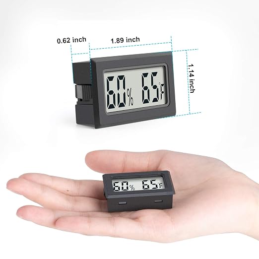 Mini Digital Thermometer 2-Pack Hygrometer Indoor Humidity Monitor Temperature - Image 2
