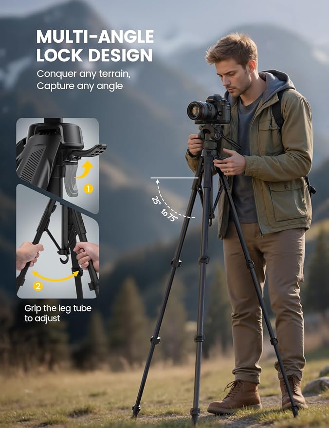 Lamicall Camera Tripod - Image 3