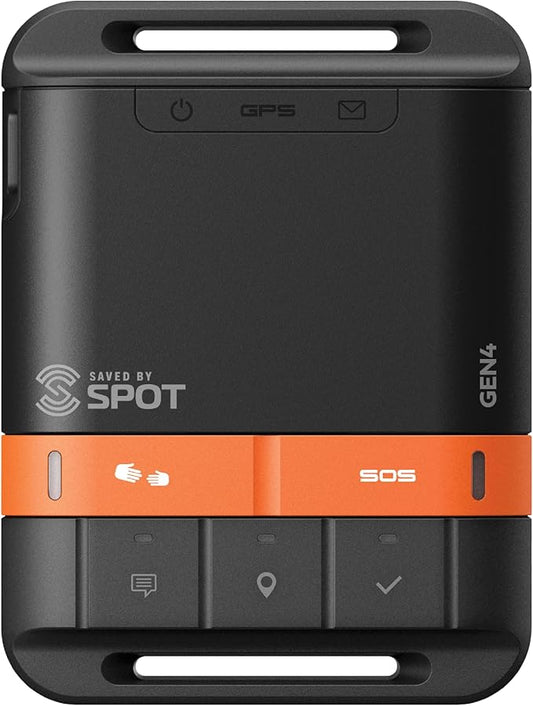 Spot Gen 4 Satellite GPS Messenger | Handheld Portable GPS Messenger by SAVEDBYSPOT