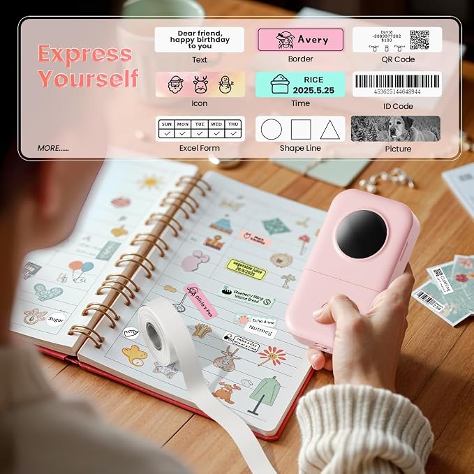 Phomemo Label Maker, D30 Label Maker Machine - Image 4