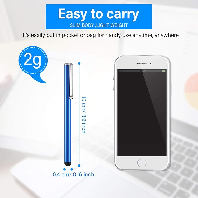 Outus 130 Pcs Stylus Pens Bulk for Touchscreens, Universal Capacitive Stylus - Image 2