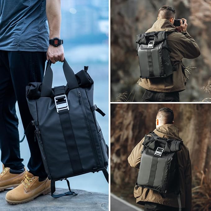 Besnfoto Camera Backpack Waterproof Camera Bag Satchel - Image 5