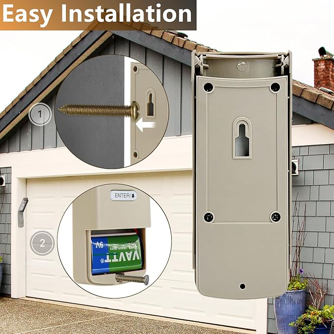 Universal Garage Door keypad for Chamberlain Liftmaster Genie Linear Multi-Code - Image 7