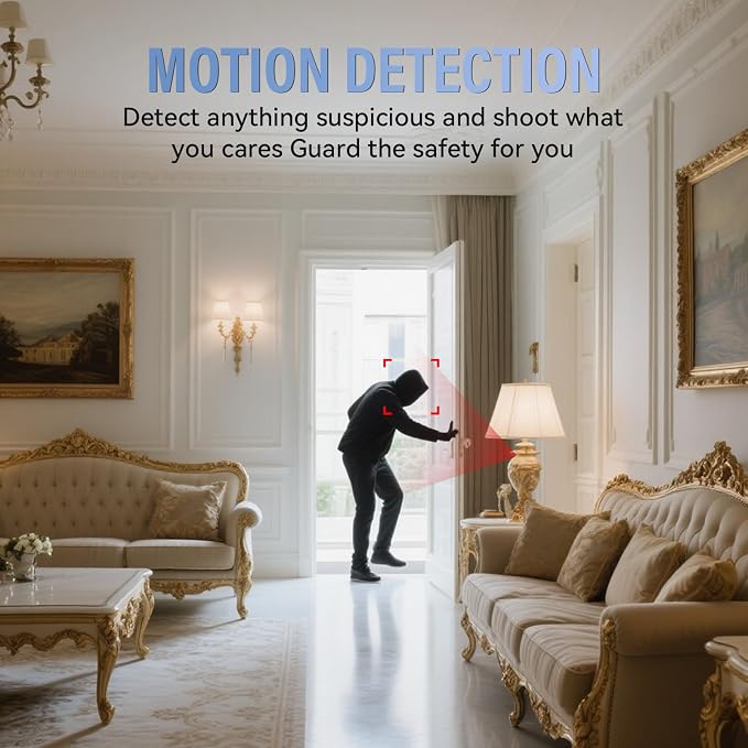 Real Full-4K-HD-Mini-Camera, DIY Module Tiny Wireless Remote Control Nanny - Image 6