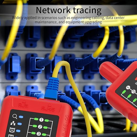 Network Cable Tester with Emitter and Receiver, Port Flashing – CAT5, CAT6 Line - Image 5