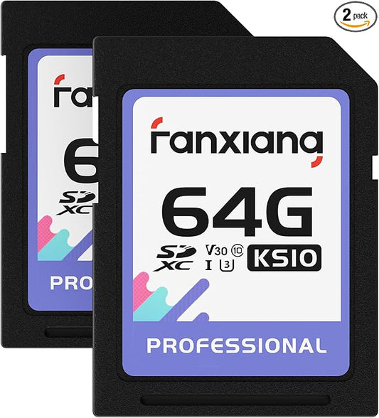 fanxiang 64GB SDXC Memory Card SD Card, Full-HD & 4K Video, by fanxiang