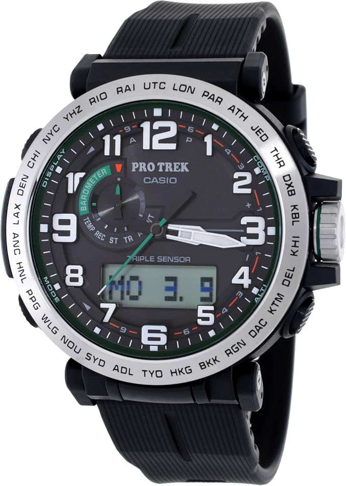Casio PRG601 Series | Pro Trek | 100M WR | 1/100 SEC Stop Watch | by Casio